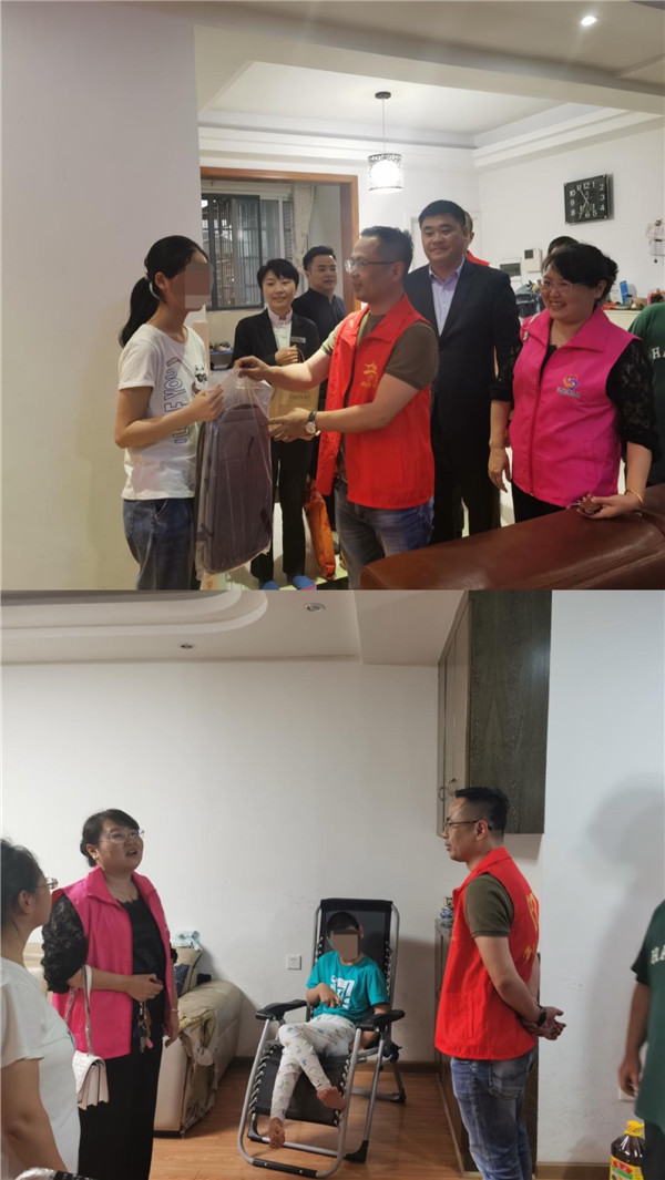 關(guān)愛兒童，黨員志愿者在行動