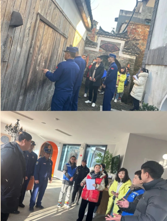 井巷物業(yè)公司聯(lián)合消防救援站、社區(qū)開展安全隱患大排查工作