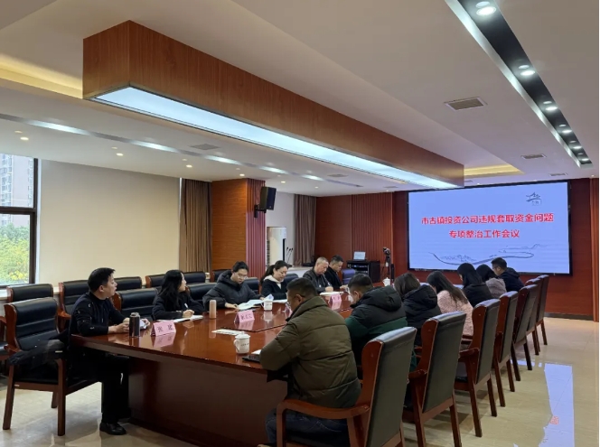 市古鎮(zhèn)投資公司召開(kāi)違規(guī)套取資金問(wèn)題專(zhuān)項(xiàng)整治工作會(huì)議